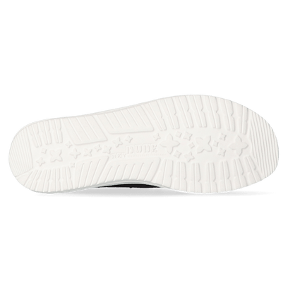Wally Letterman Heren Instappers Black/White