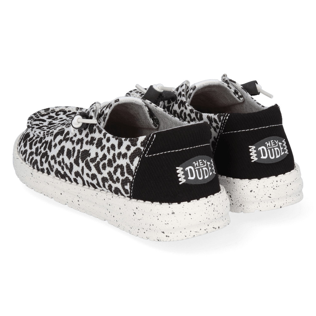 Wendy Dames Instappers Leopard Black/Grey