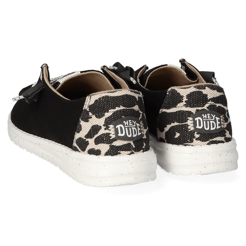 Wendy Dames Instappers Black/Leopard