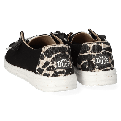 Wendy Dames Instappers Black/Leopard