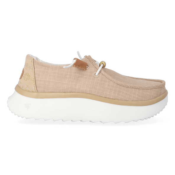 Wendy Peak Baja Dames Instappers Stripe Tan