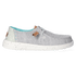 Wendy Heathered Slub Tropical Dames Instappers Grey