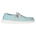 Wendy Heathered Slub Tropical Dames Instappers Blue