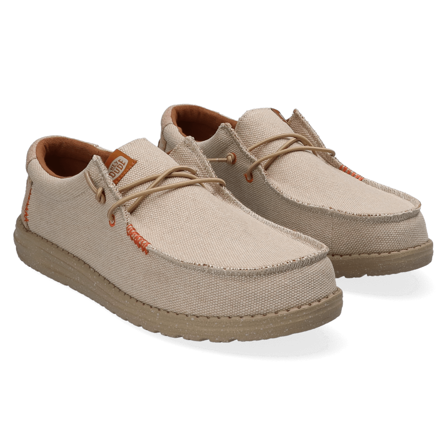 HEYDUDE Wally Coastline Jute Instappers grijs HEYDUDE Wally Coastline Jute Instappers grijs