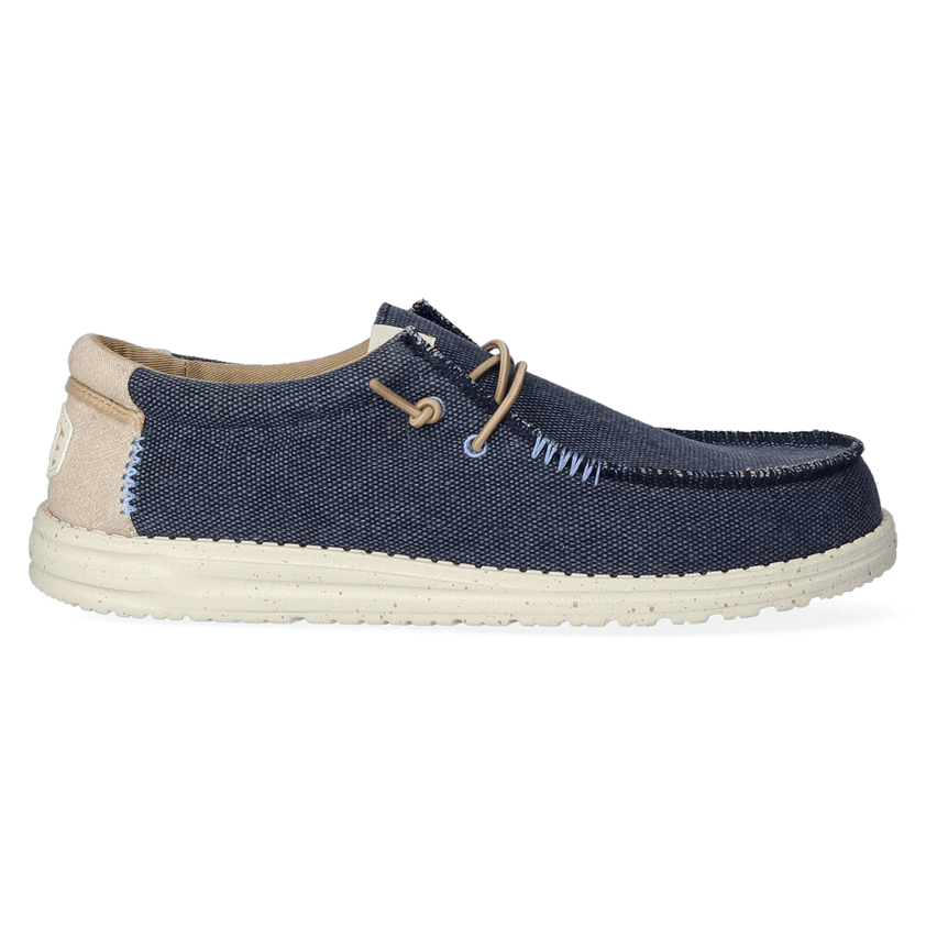 Wally Coastline Jute Heren Instappers Navy