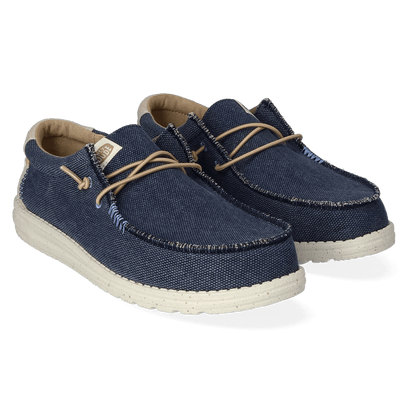 Wally Coastline Jute Heren Instappers Navy