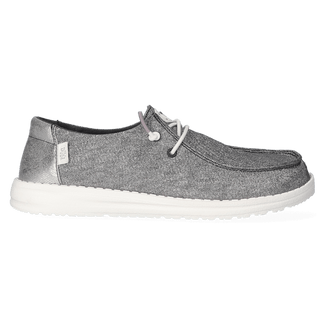 Wendy Metallic Sparkle Dames Instappers Charcoal