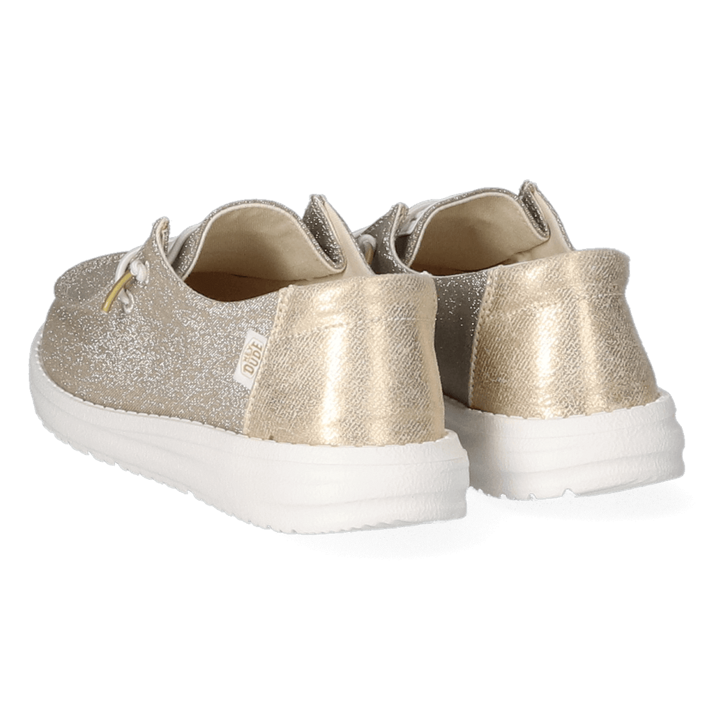 Wendy Metallic Sparkle Dames Instappers Gold