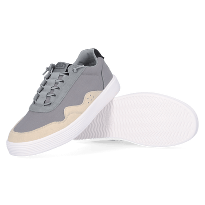 Hudson Canvas Heren Sneakers Light Grey/Almost White