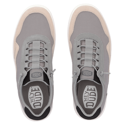 Hudson Canvas Heren Sneakers Light Grey/Almost White