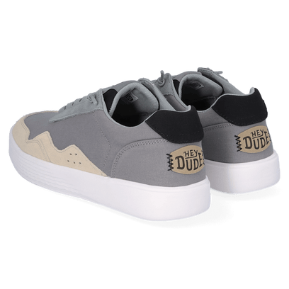 Hudson Canvas Heren Sneakers Light Grey/Almost White