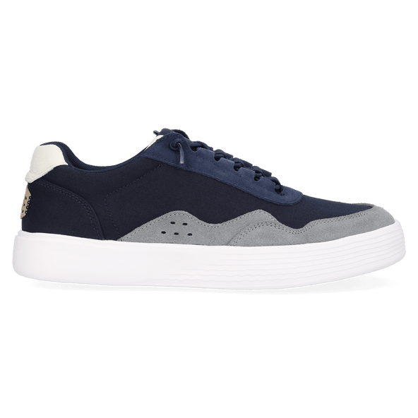 Hudson Canvas Heren Sneakers Navy/Grey