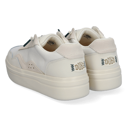 Hudson Lift Sport Dames Sneakers Cream