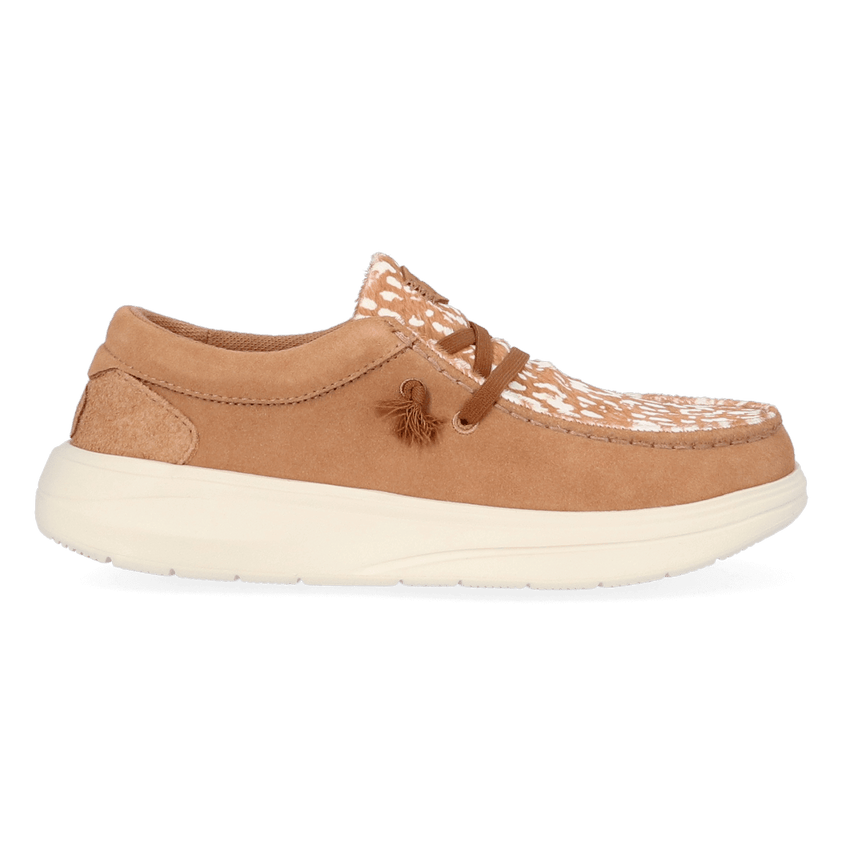 Wendy Comf Luxe Dames Instappers Tan