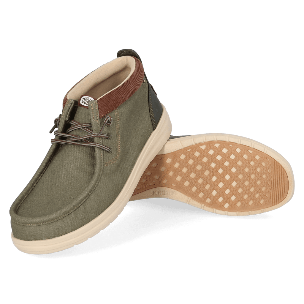 Wally Mid GripR Workwear Heren Instappers Dusty Olive