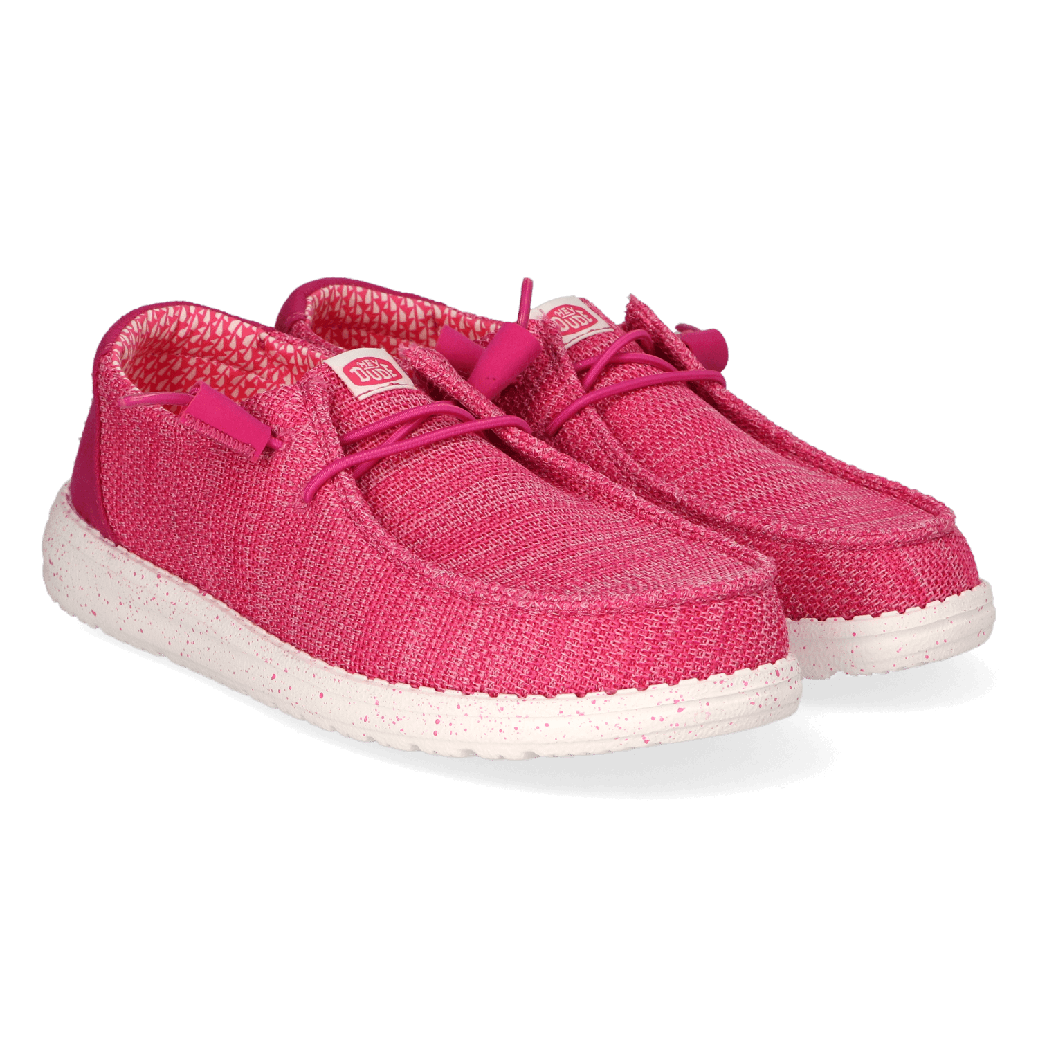 HEYDUDE Wendy Stretch Sox Dames Instappers Roze | HD41878-7AX