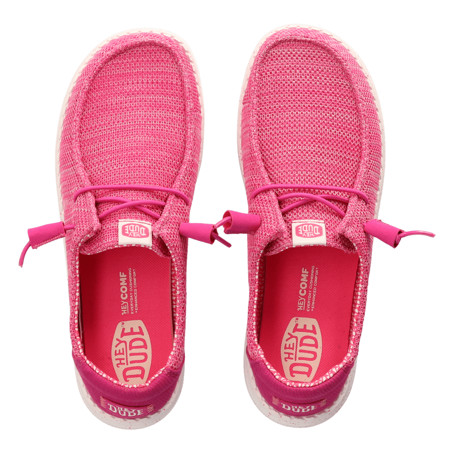 HEYDUDE Wendy Stretch Sox Dames Instappers Roze | HD41878-7AX