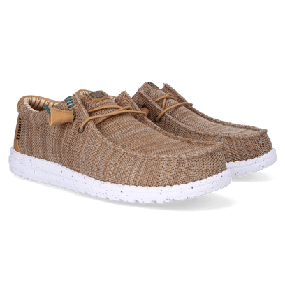Wally Stretch Sox Heren Instappers Bone Brown/Multi