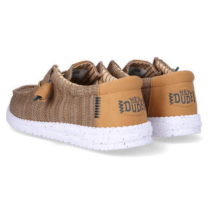 Wally Stretch Sox Heren Instappers Bone Brown/Multi