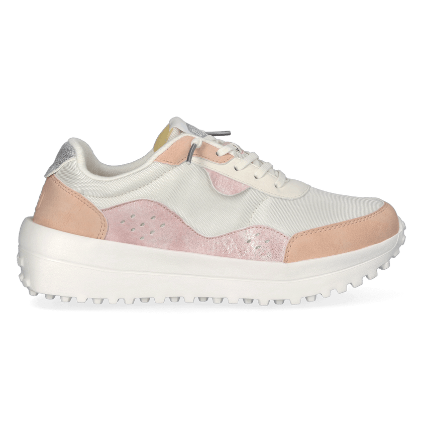 Hayden Shine Dames Sneakers Peach/White