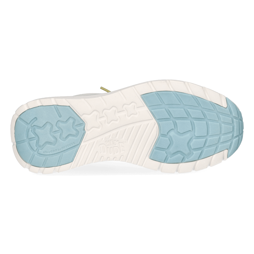 Sirocco Alta Colorblock Dames Sneakers White/Grey