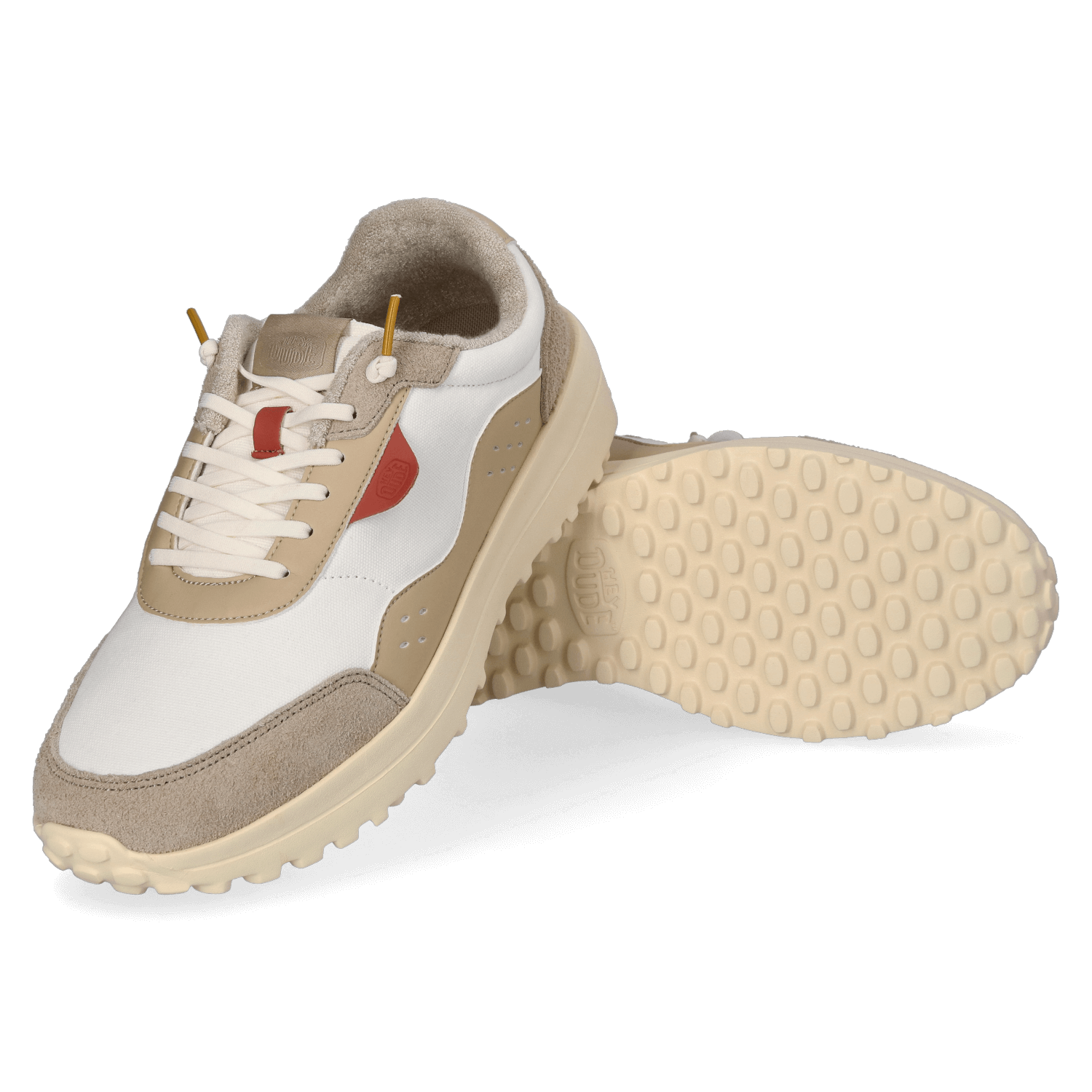 HEYDUDE Hayden Craft Heren Sneakers Wit HD41980-94S Bartogi