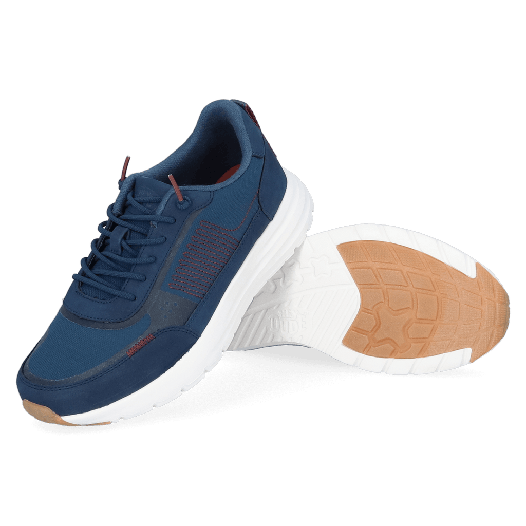 Sirocco Alta Essentials Heren Sneakers Navy/White