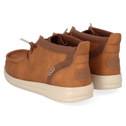 Wally Mid GripR Classic Heren Instappers Cognac/Tan