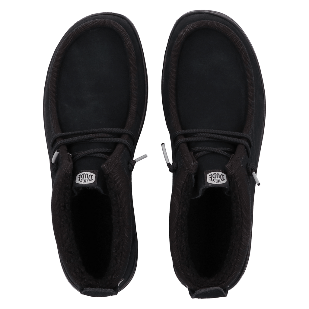 Wally Mid GripR Warmth Heren Instappers Black/Black