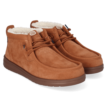 Wally Mid GripR Warmth Heren Instappers Brown