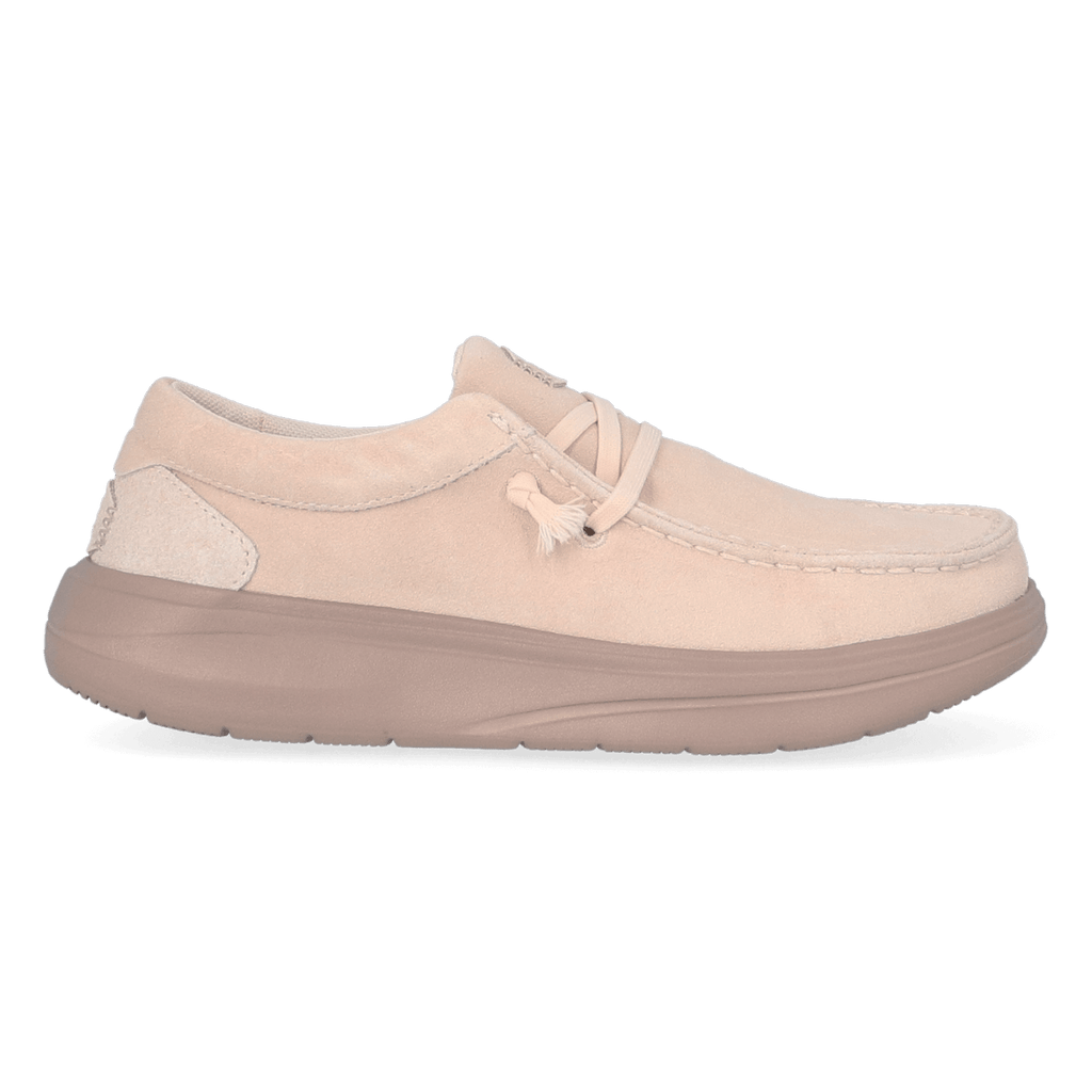 Wendy Comf Suede Dames Instappers Blush