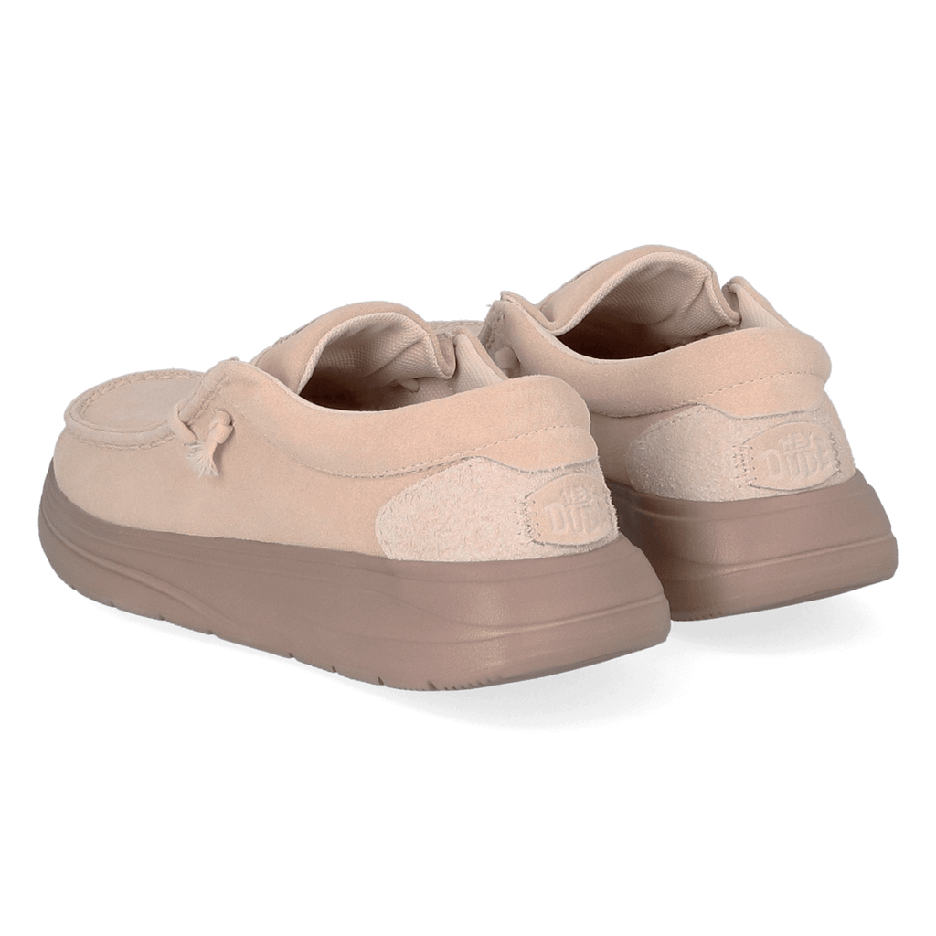 Wendy Comf Suede Dames Instappers Blush