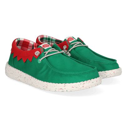 Wendy Holiday Elf Dames Kerst Schoenen Green/Red