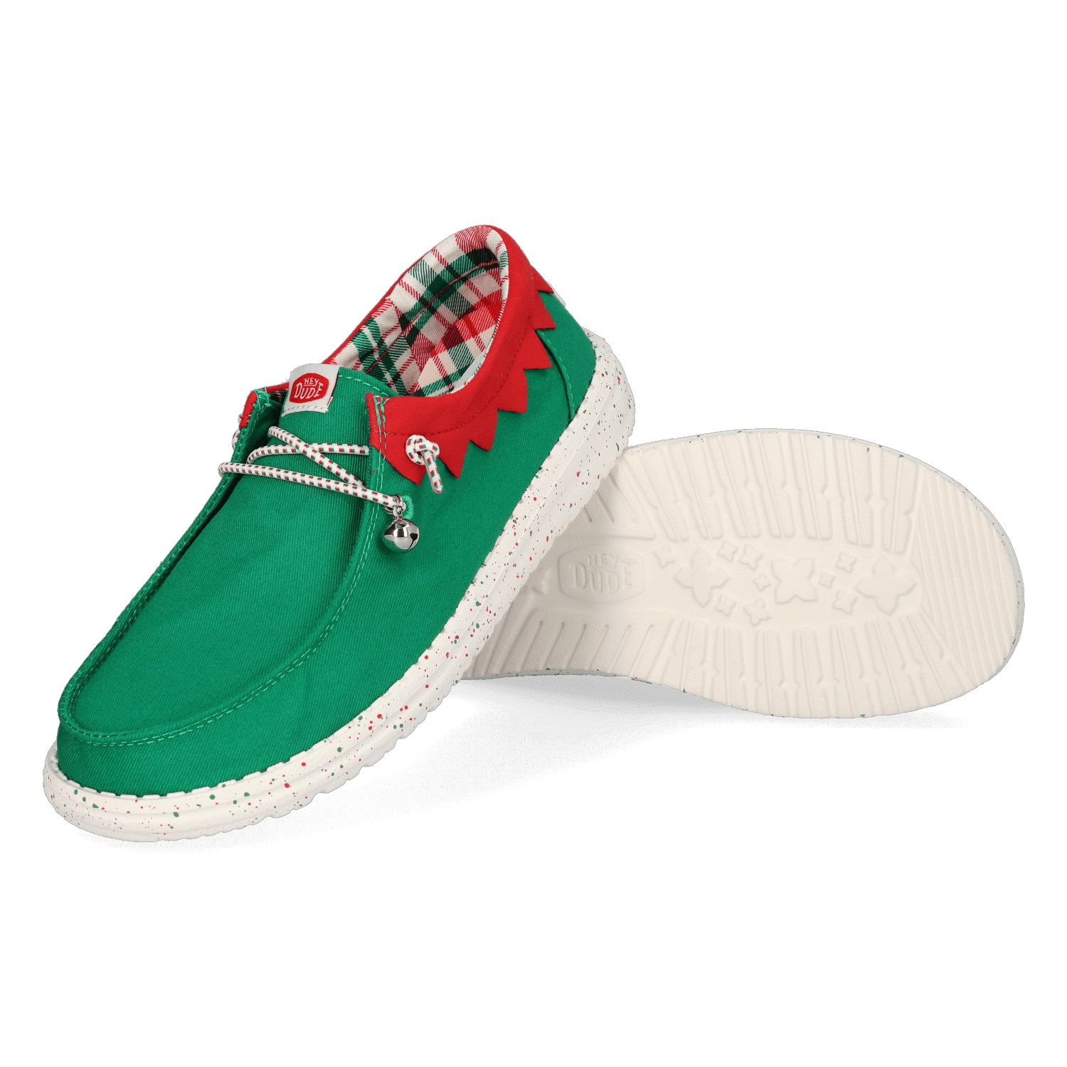 Wendy Holiday Elf Dames Kerst Schoenen Green Red 36