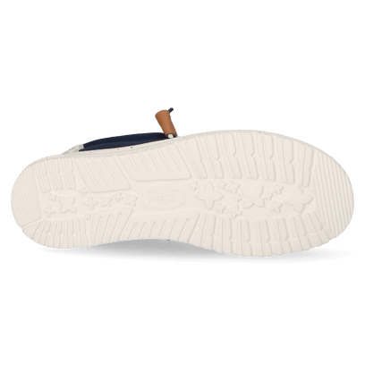 Wally Craft Linen Heren Instappers Navy Blazer/Multi