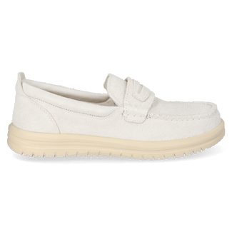 Wally NXT Heren Loafers Suede Egret/Wood Ash