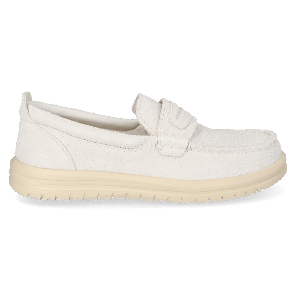 Wally NXT Heren Loafers Suede Egret/Wood Ash