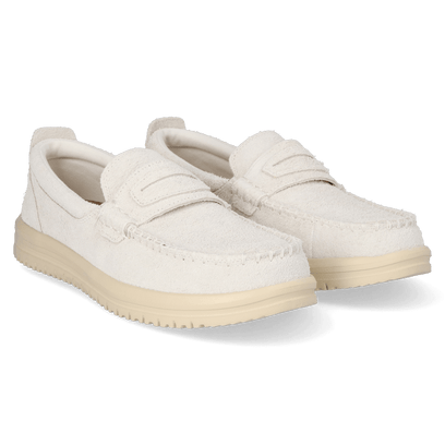 Wally NXT Heren Loafers Suede Egret/Wood Ash