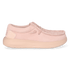 Wendy Comf Suede Lace Print Dames Instappers Rose Dust