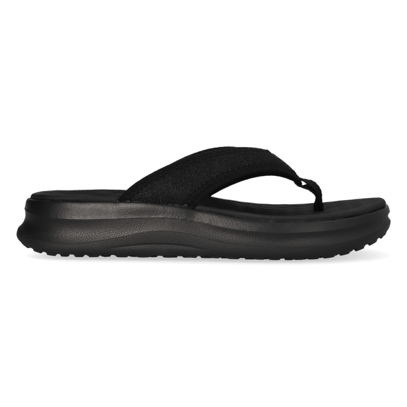 Tide Flip Dames Slippers Black/Metallic