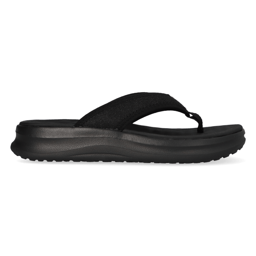 Tide Flip Dames Slippers Black/Metallic