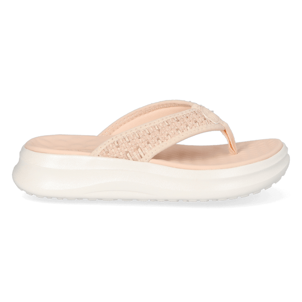 Tide Flip Dames Slippers Champagne/White
