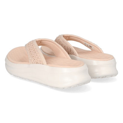 Tide Flip Dames Slippers Champagne/White