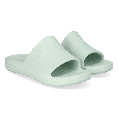 Wave Slide Dames Slippers Harbor Green