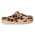 Wendy Slipper Leo Fur Dames Pantoffels Tan/Multi