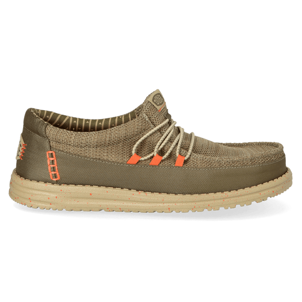 Wally Guard Stretch Sox Heren Instappers Burnt Olive/Multi