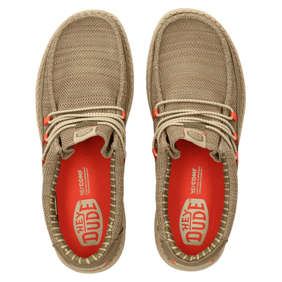 Wally Guard Stretch Sox Heren Instappers Burnt Olive/Multi