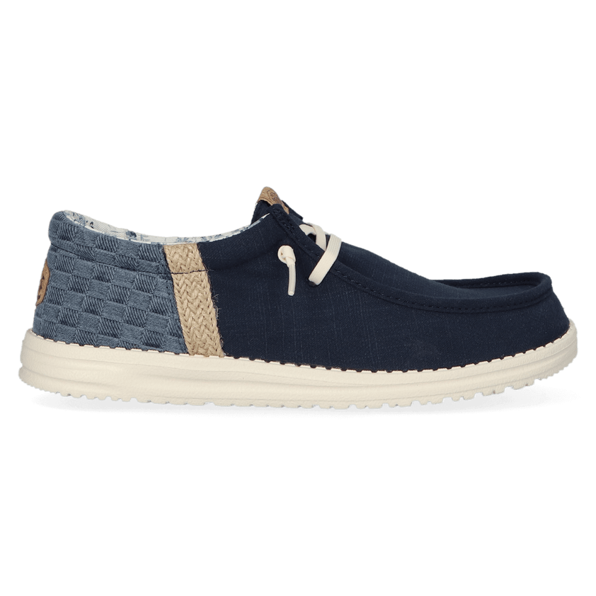 Wally Funk Summer Stitch Heren Instappers Navy Blazer/Multi