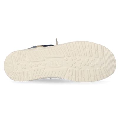 Wally Funk Summer Stitch Heren Instappers Navy Blazer/Multi