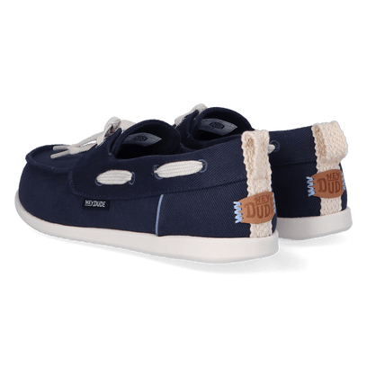 Harbor Lo Breeze Washed Twill Dames Loafers Navy